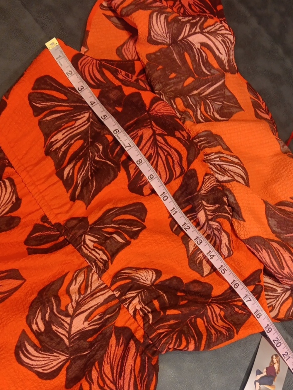 NWT! Sofia Jeans by Sofia Vergara Ruffle Convertible Maxi Dress Tropical Leaf - Picture 11 of 14